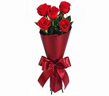 Букет 5 Красных роз Эдлесс Лав в Суксун