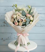 Букет цветов из:  Розы и Лизиантусы #REPLACE_PRED# Суксун