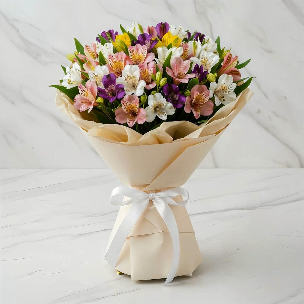 Букет цветов из: Альстромерии в Суксун