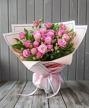 Букет Розовый кустик в Суксун