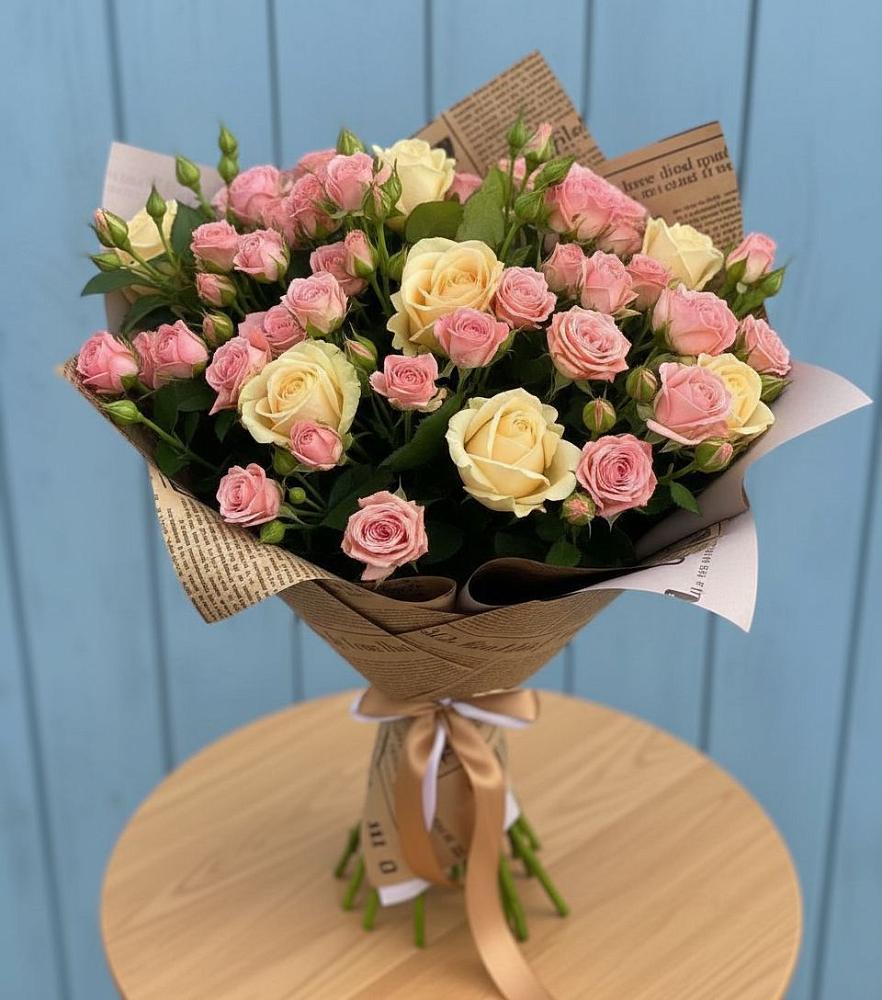 Букет цветов из: Розы в Суксун