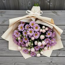 Букет цветов из:  Розы и Хризантемы #REPLACE_PRED# Суксун