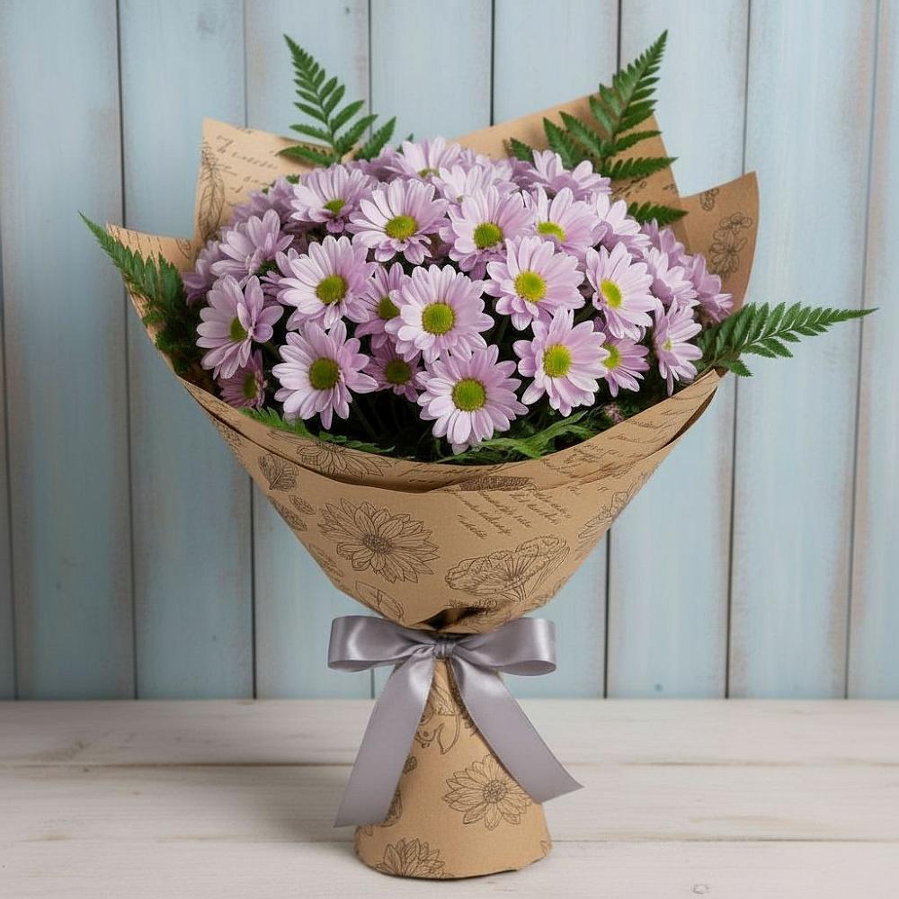 Букет цветов из: Хризантемы в Суксун
