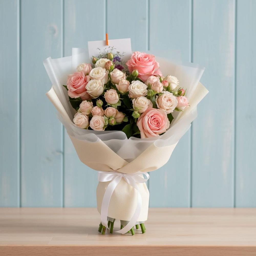 Букет цветов из: Розы в Суксун