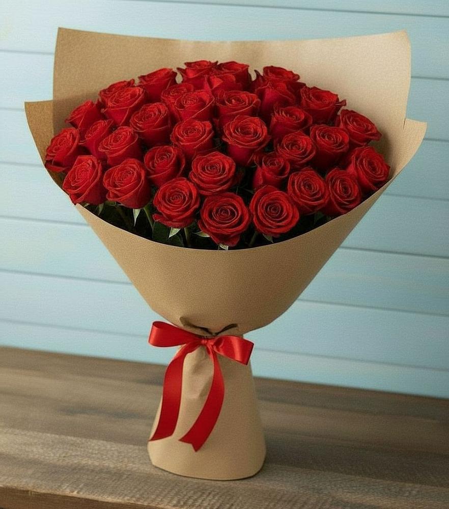 Букет Красные розы Милано в Суксун