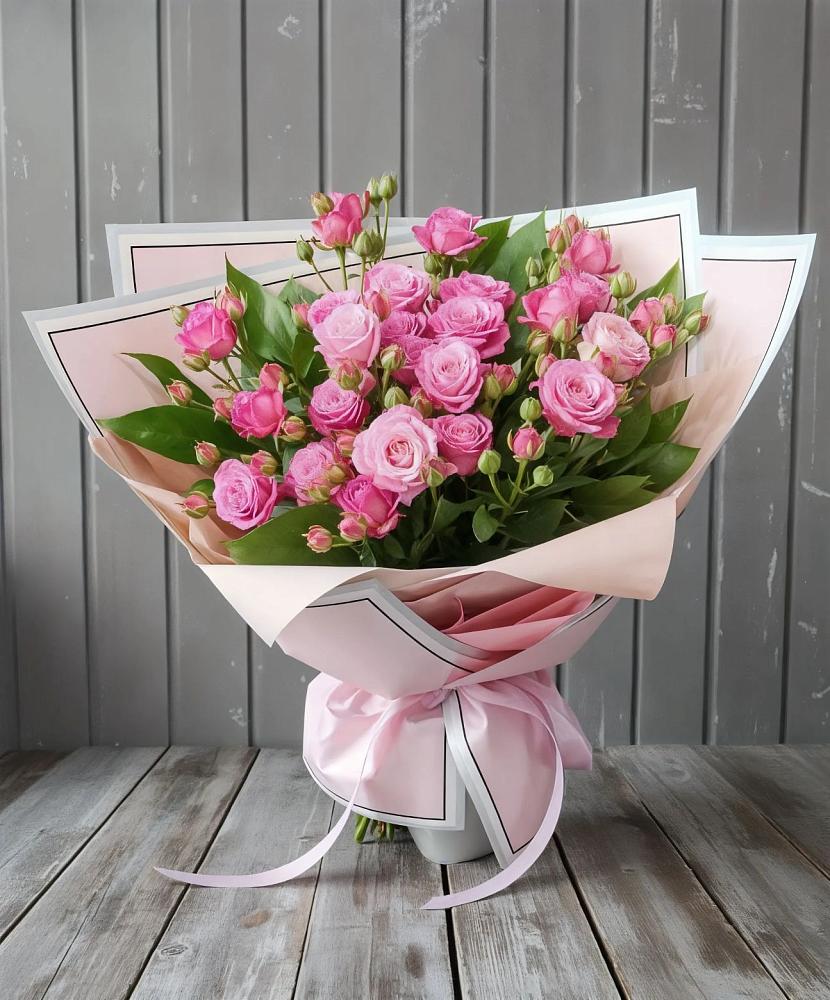 Букет Розовый кустик в Суксун