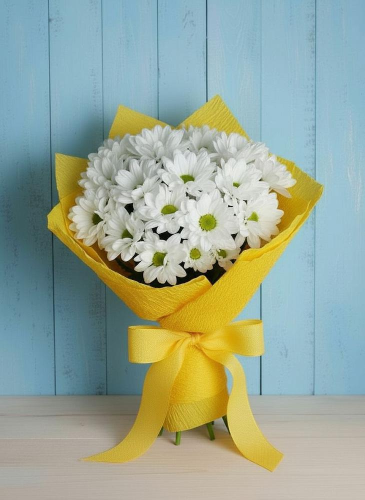 Букет цветов из: Хризантемы в Суксун