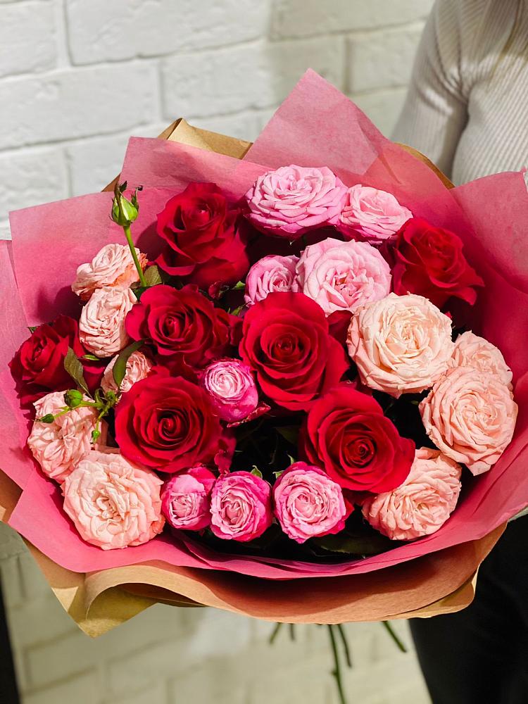 Букет цветов из: Розы в Суксун