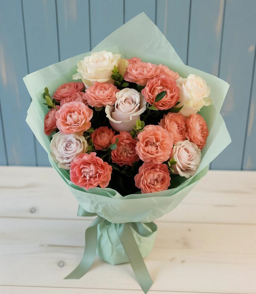 Букет цветов из: Розы в Суксун