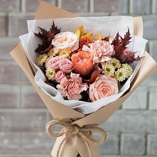 Букет цветов из:  Гвоздики, Хризантемы и Розы #REPLACE_PRED# Суксун