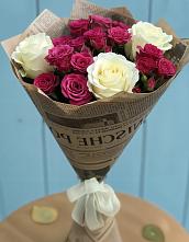 Букет цветов из:  Розы в Суксун