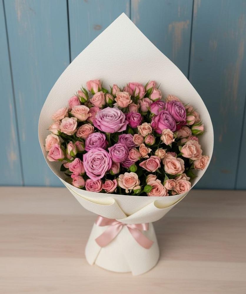 Букет цветов из: Розы в Суксун