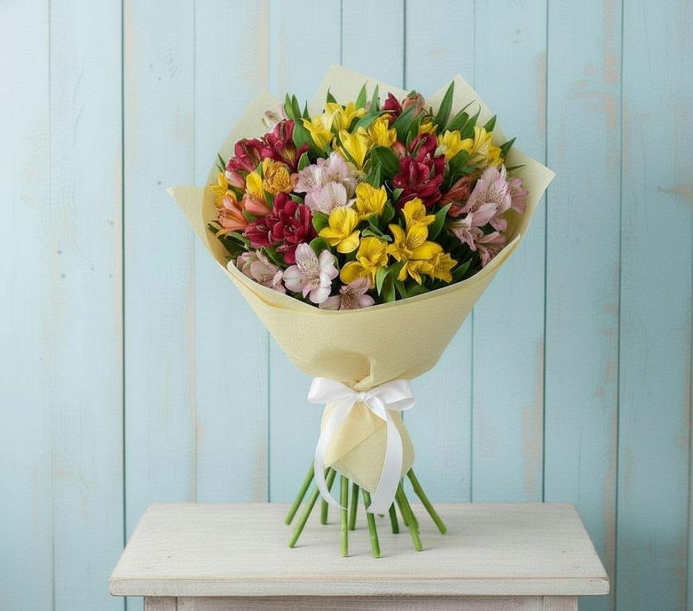 Букет цветов из: Альстромерии в Суксун