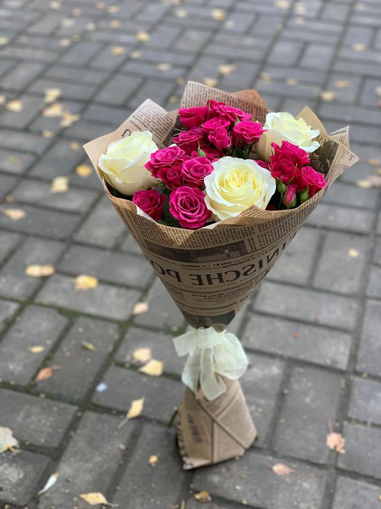 Букет цветов из: Розы в Суксун