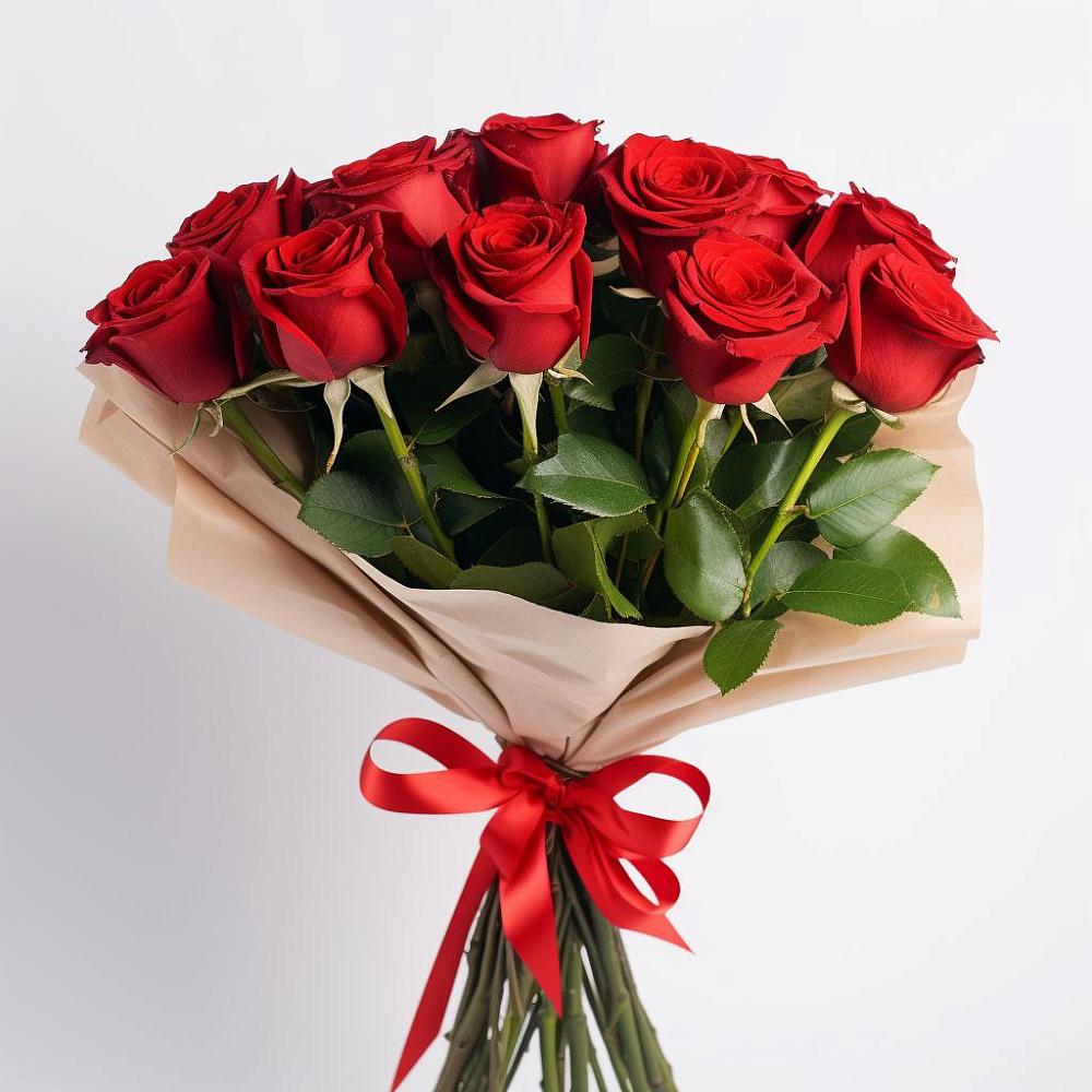 Букет 11 Красных роз Эдлесс Лав в Суксун