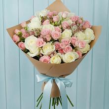 Букет цветов из:  Розы в Суксун